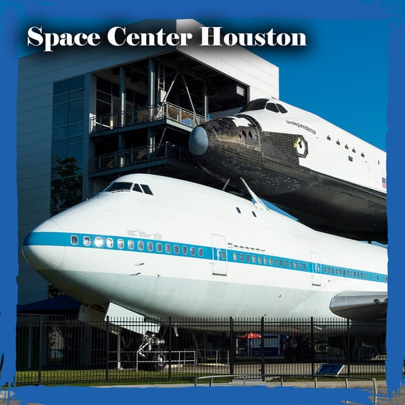 space center with txt